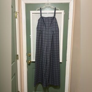 SHEIN Curve Plaid Jumpsuit Sz 1XL